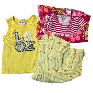 Girls 4T bundle - 2 tops and a dress